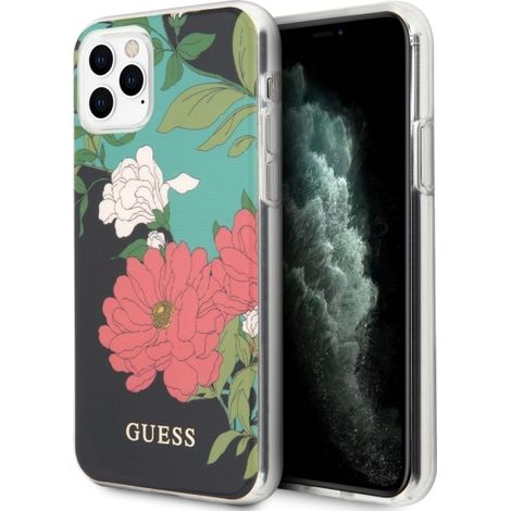iPhone 11 Pro Hülle Guess N°1 Flower Collection Schwarz (1/5)