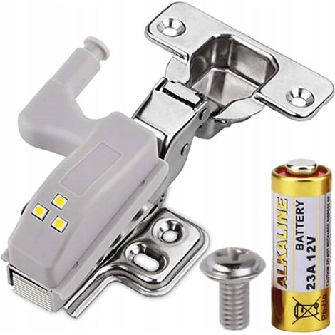 10 luces LED para armario, bisagra, pilas, juego AKS (1/3)
