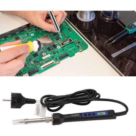 ST-2080D 80W Hochleistungs-Lötkolben mit Digitalanzeige, Schlafmodus und Reparatur- und Lötfunktion (1/5)