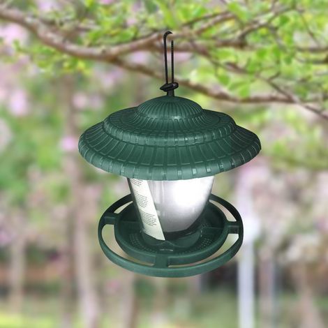 Automatischer Wildvogelfutterspender, hängendes und wasserdichtes Gartenfuttergerät (1/4)