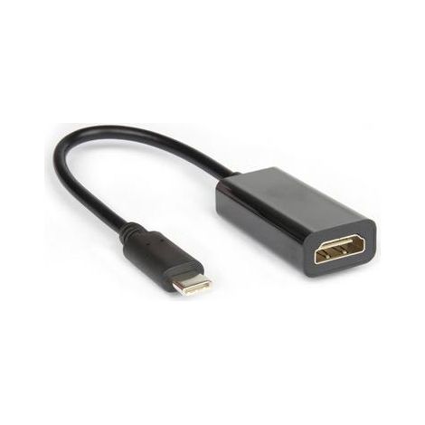 Hamlet XVAUC-HDM4K adaptador de cable de vídeo USB Tipo C HDMI tipo A (Estándar) Negro (1/3)