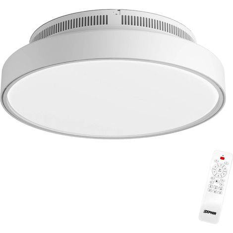 ZEPHIR Ventilatore Da Soffitto Plafoniera Led Senza Pale Bianco (1/3)
