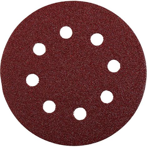 KWB QUICK-STICK Triangoli abrasivi LEGNO & METALLO, corindone pregiato, Ø 115 mm, forati - 491818 (1/3)
