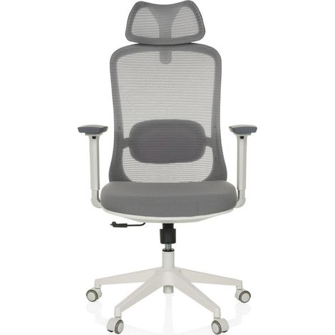 [NEUWERTIG] B-Ware hjh OFFICE Bürostuhl Drehstuhl MIKEO G Sitz Stoff Rücken Netzstoff grau Stuhl (1/2)