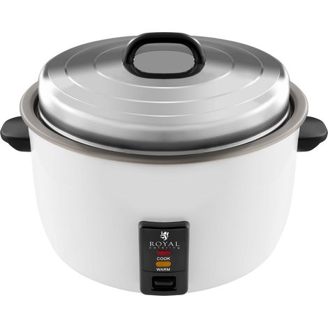 Cuociriso 2.950 Watt Recipiente in acciaio inox da 23 litri con manico in plastica Incl. misurino e cucchiaio per riso 140003945