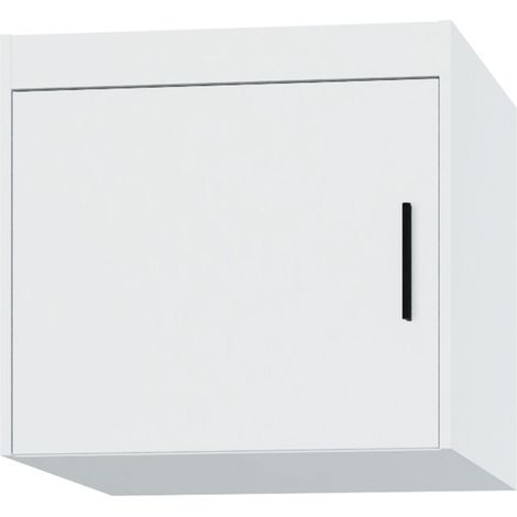 AX LIVING Schrankaufsatz Weiß Storicos 1T 59,9 x 55 x 53 cm Nachhaltig