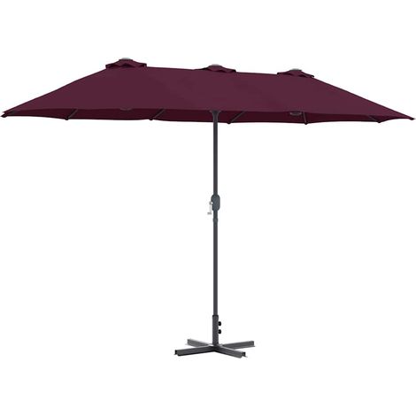 Parasol de jardin Bordeaux 370 x 197 x 239 cm