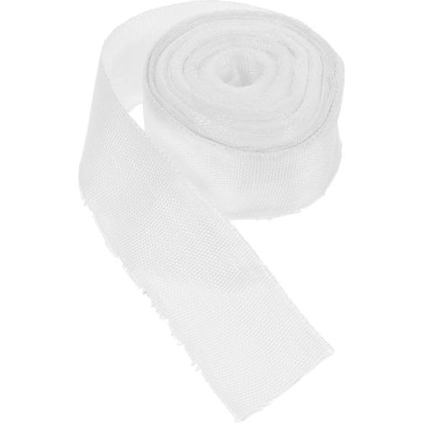 Rouleau de ruban en fibre verre tissée 50 mm x 30 m, isolant ignifugé (1/5)