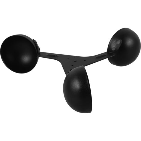 Anémomètre Capteur en Métal Léger à Trois Coupelles pour Mesure Précise Vitesse Vent pour Stations Météorologiques et Bateaux (1/5)