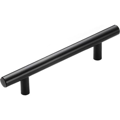 Lot de 2 poignées meuble noires et dorées, bouton porte cuisine (1/5)