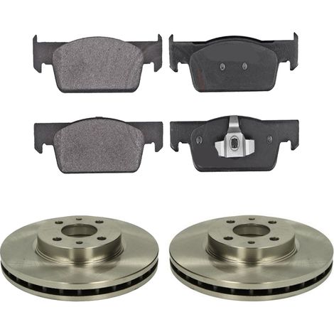 KIT FRENI ANTERIORI compatibile con DACIA LOGAN MCV II - DISCHI + PASTIGLIE OEM: FDB4615, FDB4907 / 18316 /SOSTITUZIONE DIRETTA/BASSA POLVERE/SILENZIOSO (1/5)