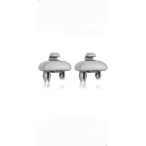 Sonnenblenden-Hakenbefestigung - Kompatibel mit A1/A3/A4/A5/Q3/Q5/TT - Grau - 2er-Pack