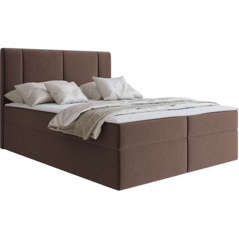 Cama continental Zanesville 101, Manila 22, Continental, Doble, 180x200, Tapiz, Somieres, 182x209x115cm