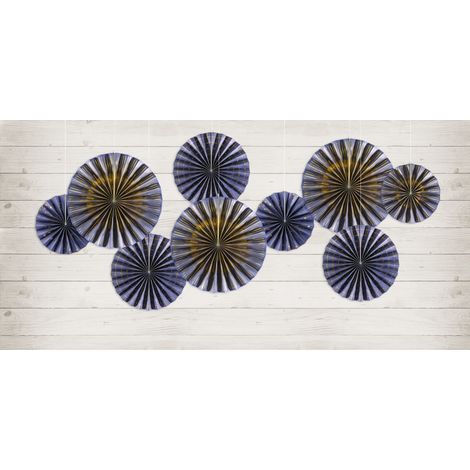 Rosetones decorativos, color azul marino (1 paquete / 4 uds.) (1/5)