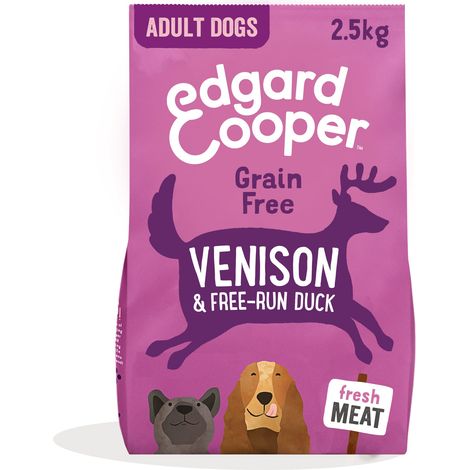 Edgard Cooper Dog Adult con Cervo e Anatra - Sacco 2,5 Kg - (1/5)