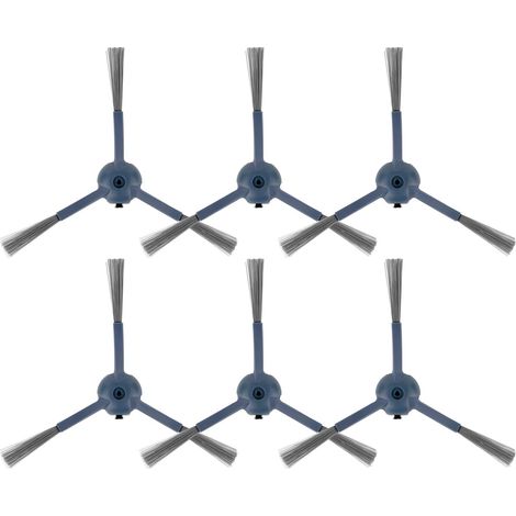 (6 pezzi) Spazzole laterali Eufy C20 Omni per robot aspirapolvere, spazzole per la pulizia dei bordi, spazzola angolare in nylon, accessori di ricambio per spazzola laterale, spazzola angolare