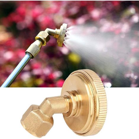 marvellous Buse Brumisation(4,2 4cm)(coude), Filetage Femelle G1/4' 7 Trous Buse Pulvrisation Brumisation Arrosage Jardin Tte Pulvrisateur En L (1/5)