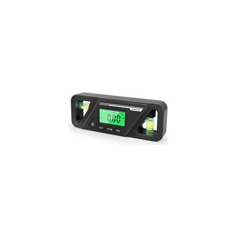 Niveau à bulle numérique, 4 x 90°/2 x 180°, petit rapporteur numérique, règle d'angle avec écran LCD rétroéclairé, 2 modes de mesure, inclinomètre numérique, outils de mesure de niveau (1/4)