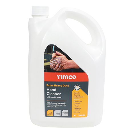 TIMCO Extra Heavy Duty Hand Cleaner Hand Pumice Scrub Orange - 4L