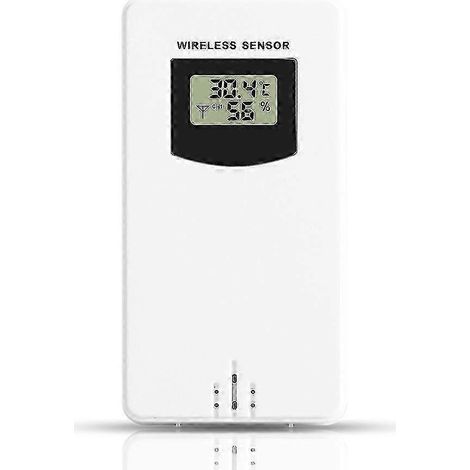 Temperatur- und Feuchtigkeitssensor-Hygrometer (drahtlos)-White (1/4)