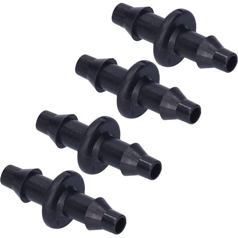 100 pezzi di connettori per tubo di irrigazione da giardino, connettore a barb da 4/7 mm per irrigazione a 2 vie da 1/4" per tubo da giardino (1/5)