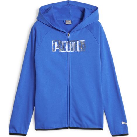 Felpa da ragazzo Puma ACTIVE SPORTS FZ TR blu 67629147 r 176