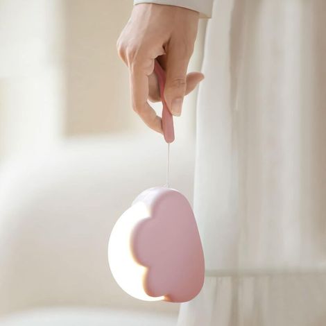 Veilleuse Enfant Rechargeable, Lampe de Nuit Nuage Nomade pour Allaitement, Torche Enfant Portable (1/5)