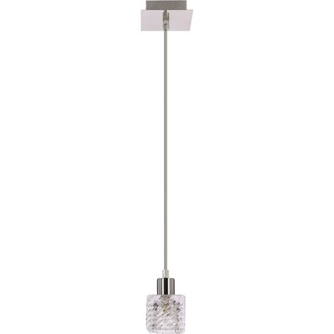 Suspension cube cristal chromé 1xG9 Tosca Candellux (1/2)