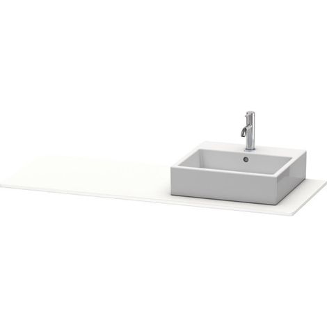 Console Duravit XSquare, 1 découpe à droite, 1400x16x550mm, (1/3)