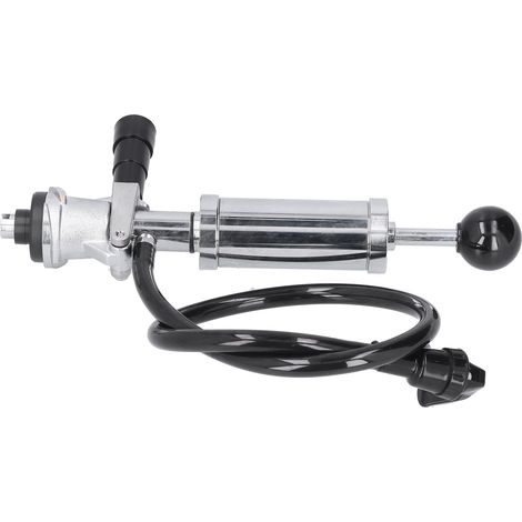 Pompe à bière pour fûts avec tuyau de robinet, accessoire de brassage maison en acier inoxydable pour fûts de système américain S (1/5)