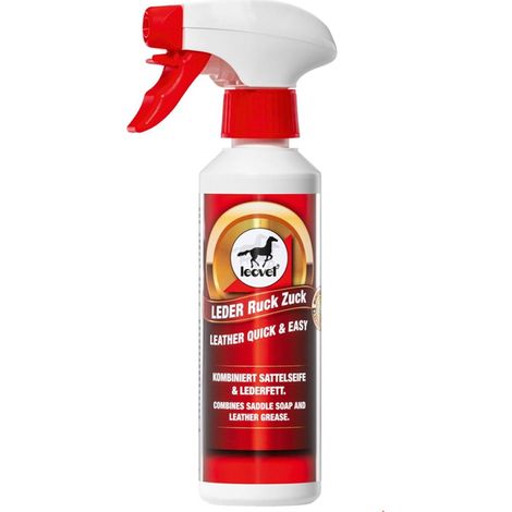 Leovet Leather Quick Easy trattamento rapido per il cuoio sapone e grasso in uno 250 ml