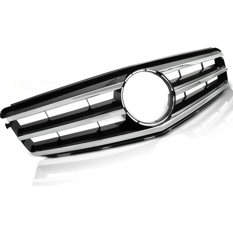 Grill MERCEDES W204 07-14 AVANTGARDE CHROM-SCHWARZ