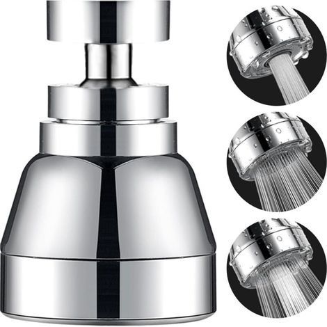 Water saving faucet aerator, aerator for kitchen faucet, 160° swivel and 360° rotatable (1/5)