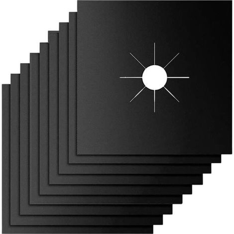 Housse pour plaque de cuisson - Non spécifié - 9 Pcs - Résistant à l'huile - Lavable - Antiadhésif (1/4)