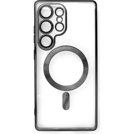 Galvanisierte Hülle mit MagSafe für iPhone 16e – Schwarz
