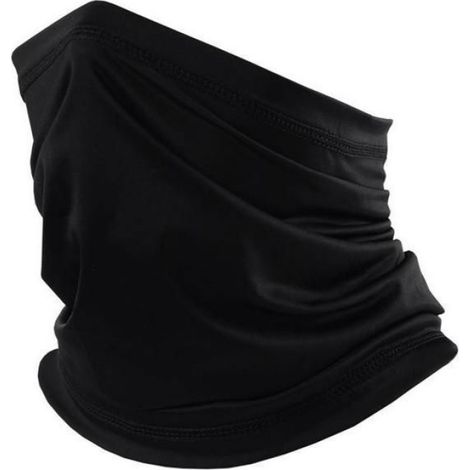 Lot de 2 masques / cache-cou de ski Noir Le noir M (1/4)