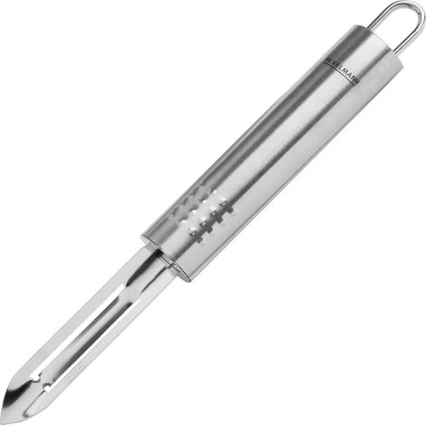 Fackelmann 40080339 Pelaverdure 19,1 cm in acciaio inox, taglia unica, argento (1/4)