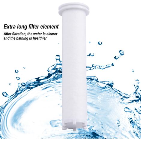 Filtre Pommeau de Douche, 3 Pcs Filtre Douche Anti Calcaire Protection pour les Cheveux et la Peau (1/5)