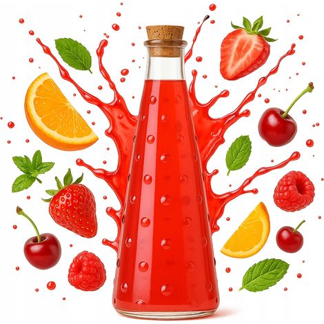 IBIZA Bottiglia Caraffa in vetro da 240 ml per acqua, succhi di frutta, alcolici, liquori, olio d'oliva