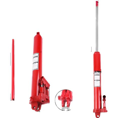 Cric hydraulique, capacité de 8 tonnes, système de pompe manuelle, 8Ton double pompe (1/2)