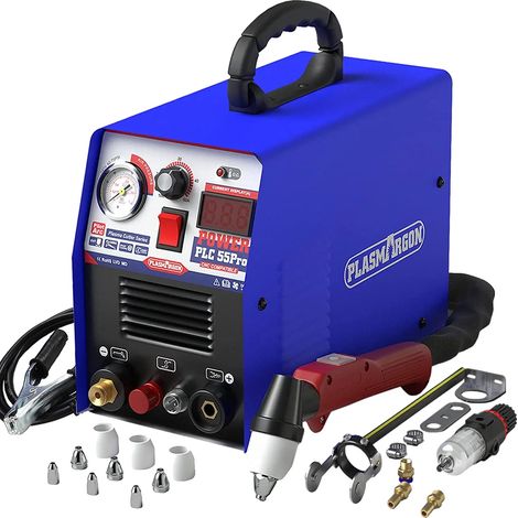 Découpeur Plasma, 220V, Courant Maximum 55Amp, Épaisseur de Découpe Maximale 14mm, Numéro de Modèle PLC55PRO, Tout Métal (1/5)