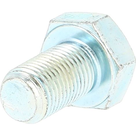 TH M16X260 Acier 8.8 Zingué Blanc Filetage Total DIN 933