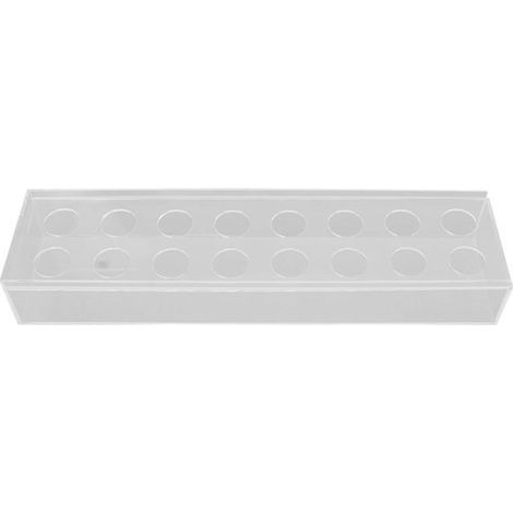 Elegant Acrylic Flower Vase - 40x10x6 cm - Transparent Table Decoration for Weddings