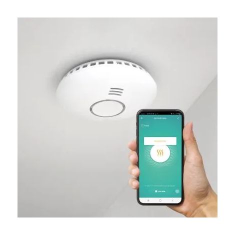 Rivelatore di fumo connesso Wi FI Avidsen 127065 App italia compatibile AlexHomeSmoke rilevatore di fumo connesso WIFI (1/3)
