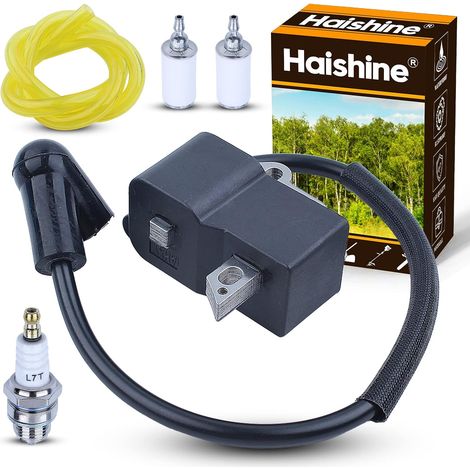 Bobine d'allumage Bougie Filtre à carburant Kit de ligne pour Husqvarna 125E 125C 125L 125R 125R 125RJ 128R 128LD 128C 128CD Coupe-bordures Débroussailleuse (1/5)