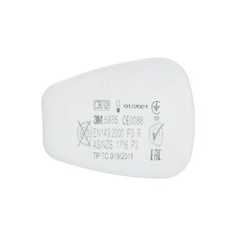 Filter P3 für Staubschutzmasken, kompatibel mit allen Antigas-Masken 3m. (Stückpreis – verkauft im Doppelpack).