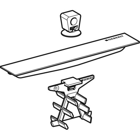 Geberit GE Abdeckung CleanLine20 incl. Kammeinsatz und Saugnapf 243127 243127001