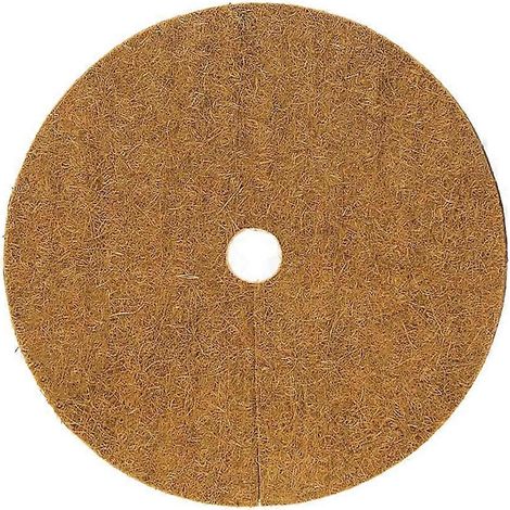 10 tapis en fibre de coco et fibre de verre, doublure en fibres de coco naturelles, anneau anti-mauvaises herbes, couvercle de plante, pot de fleurs Kojra.