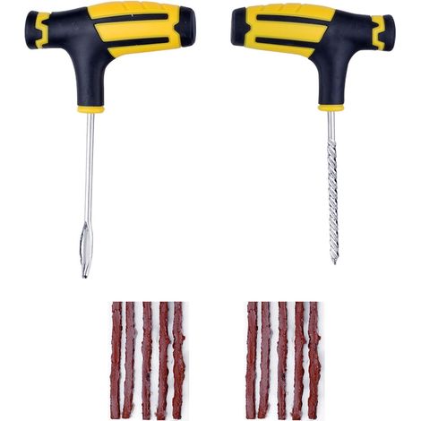 Kit anti-crevaison pneu 10 bandes outil voiture moto camion (1/5)
