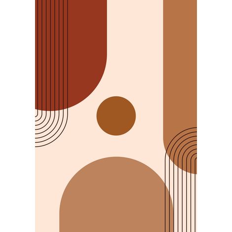 Papier peint panoramique - Boho - 178 cm x 255 cm (1/2)